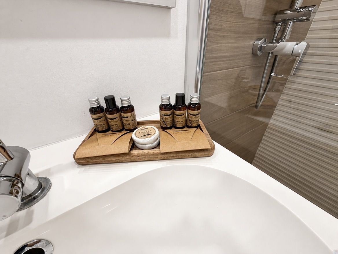 Toiletries provided